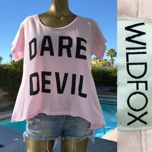 WILDFOX Dare Devil TOP Size Small